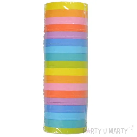 serpentyna wirujace kolory pastelowe arpex 18 rolek