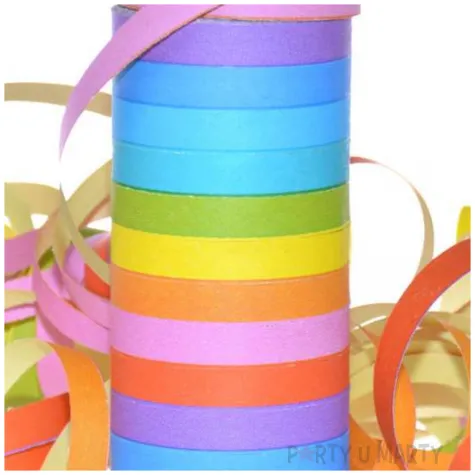 serpentyna wirujace kolory pastelowe arpex 18 rolek