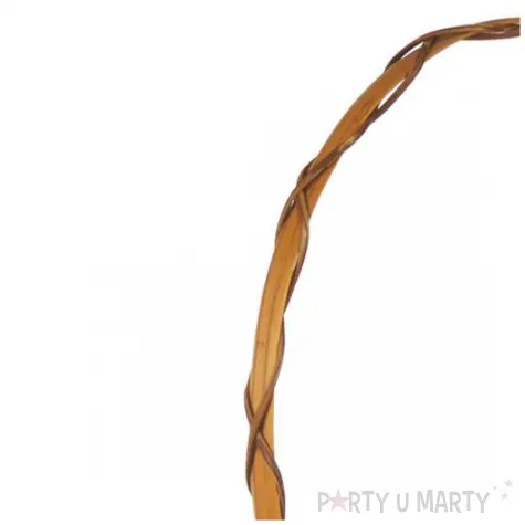 serwetka dekoracyjna do koszyczka bialo zolty arpex 25 cm