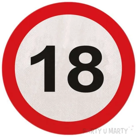 serwetki 33 cm 18 znak 20 szt