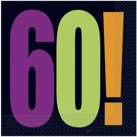 serwetki 33 cm 60 unique czarne 16 szt