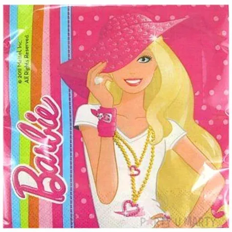 serwetki 33 cm barbie 20 szt