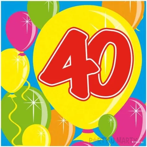 serwetki 40 balloons 25 cm folat 20 szt