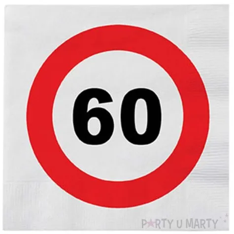 serwetki 60 traffic birthday 33 cm funny fashion 16 szt