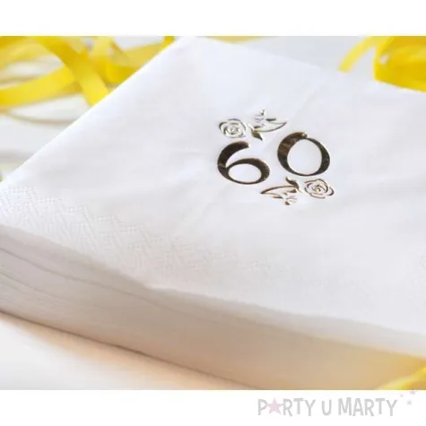 serwetki 60 white gold gajo 20 szt