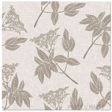 serwetki airlaid galazki bzu brazowe paw 40 cm 50 szt