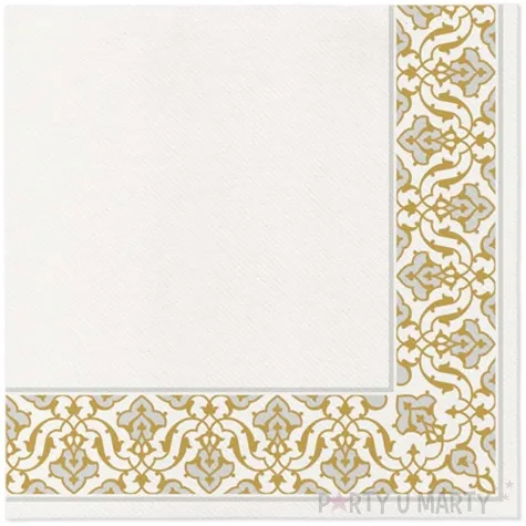 serwetki airlaid gold ornament lux zloty paw 40 cm 50 szt