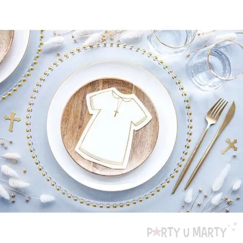 serwetki alba komunijna biale partydeco 20 szt