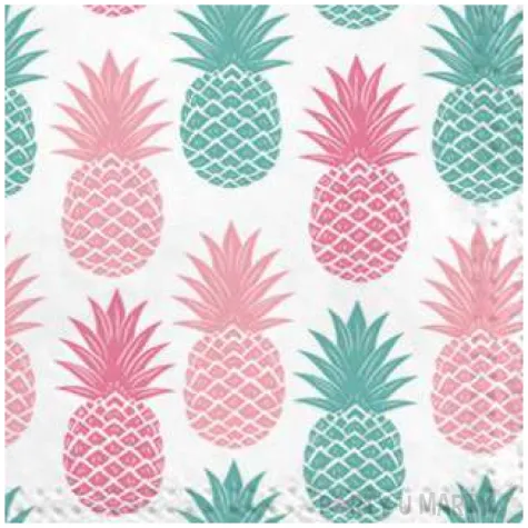 serwetki ananasy maki 33 cm 20 szt