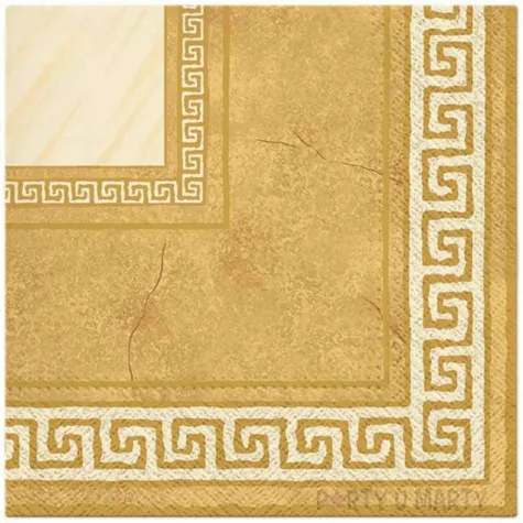 serwetki atena bezowy paw 33 cm 20 szt