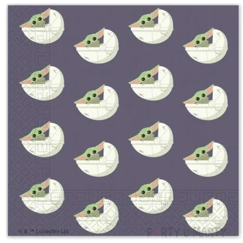 serwetki baby yoda grogu star wars gwiezdne wojny procos 33 cm 20 szt