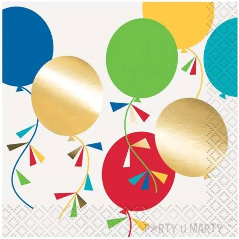 serwetki baloniki unique 33 cm 16 szt