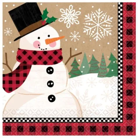 serwetki balwanek amscan 25 cm 16 szt