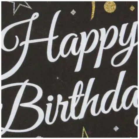 serwetki beauty charm happy birthday czarne godan 33 cm 20 szt