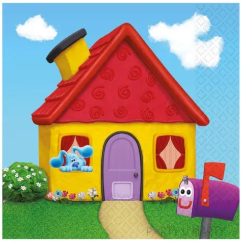 serwetki blues clues sladem blue amscan 33 cm 20 szt