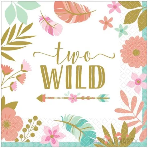 serwetki boho birthday girl urodziny 2 33 cm 16 szt