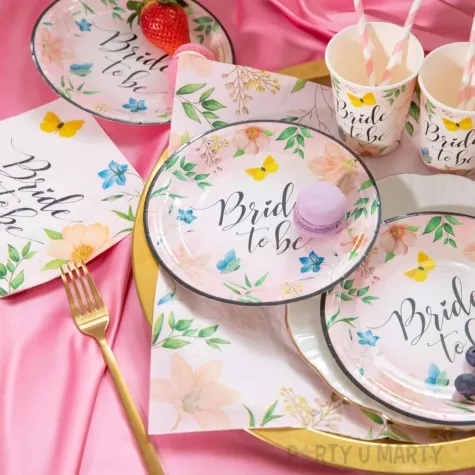 serwetki bride to be wieczor panienski rozowy partypal 33 cm 10 szt