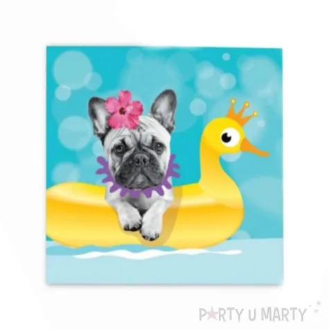 serwetki bulldog hawajskie party godan 33 cm 20 szt