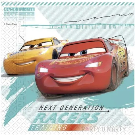 serwetki cars high speed procos 33 cm 20 szt