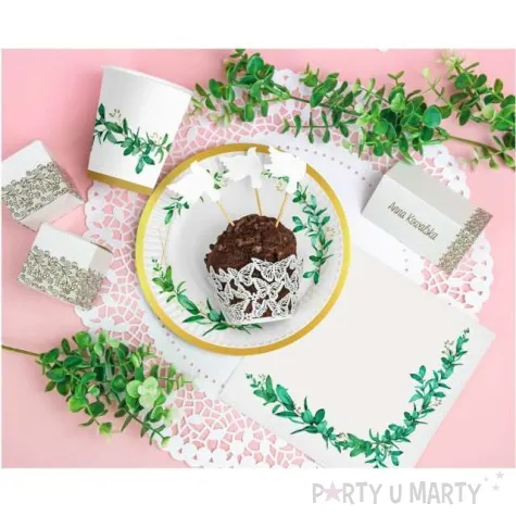 serwetki celebrate listki bialy godan 33x33 cm 20 szt