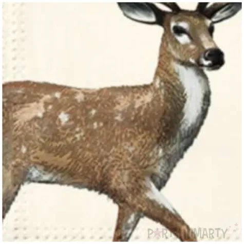 serwetki chodzacy jelen paw 33 cm 20 szt