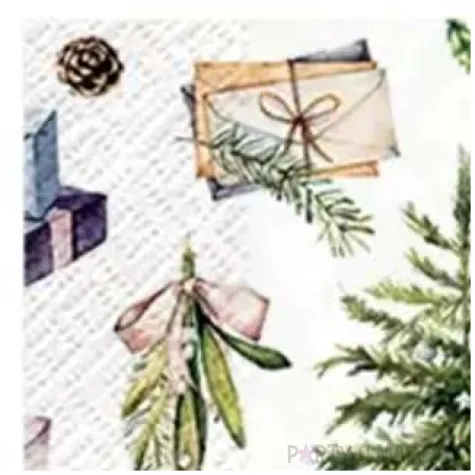 serwetki choinka paw 25 cm 20 szt