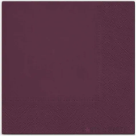 serwetki classic bordowe paw 33 cm 20 szt