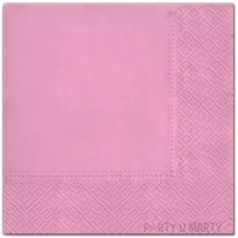 serwetki classic rozowe paw 33 cm 20 szt