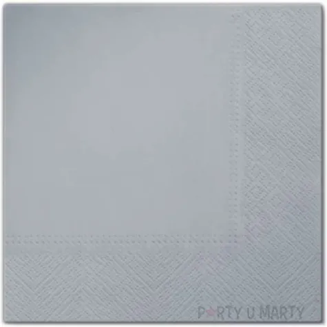 serwetki classic srebrne paw 33 cm 20 szt