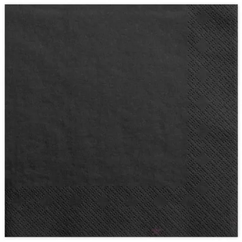 serwetki dinner classic czarne 40 cm 20 szt