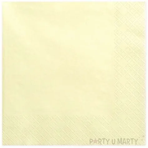 serwetki dinner classic kremowe jasne 40 cm 20 szt