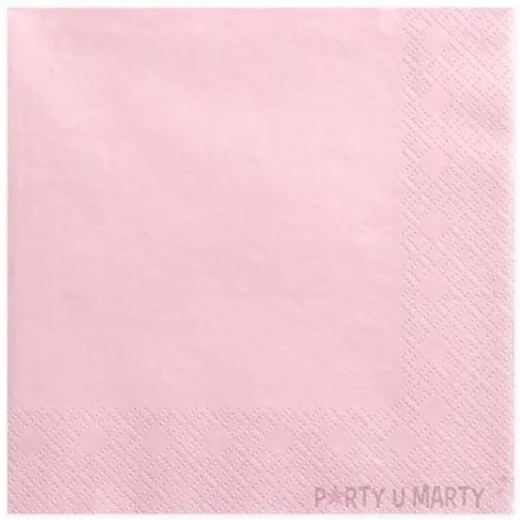 serwetki dinner classic rozowe jasne 40 cm 20 szt