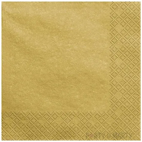 serwetki dinner classic zlote metalizowane 40 cm 20 szt