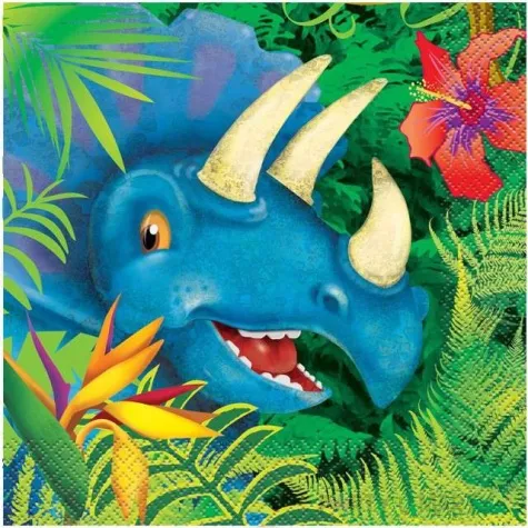 serwetki dinozaury unique 33 cm 16 szt