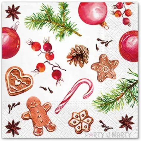 serwetki domowe slodycze paw 33 cm 20 szt