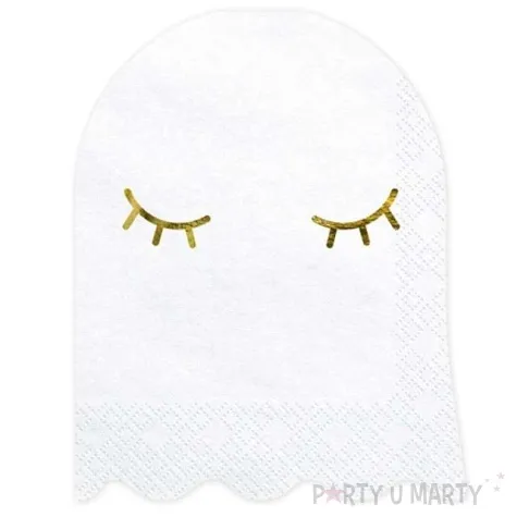 serwetki duch biale partydeco 28 cm 20 szt