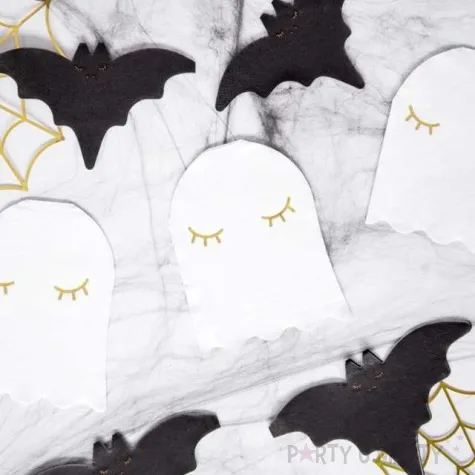 serwetki duch biale partydeco 28 cm 20 szt