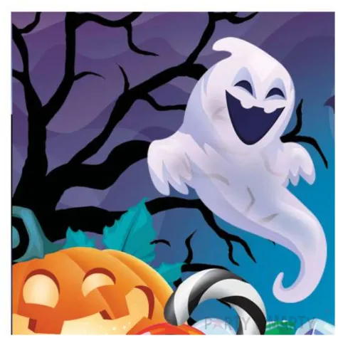 serwetki dynie i duchy halloween guirca 33 cm 12 szt