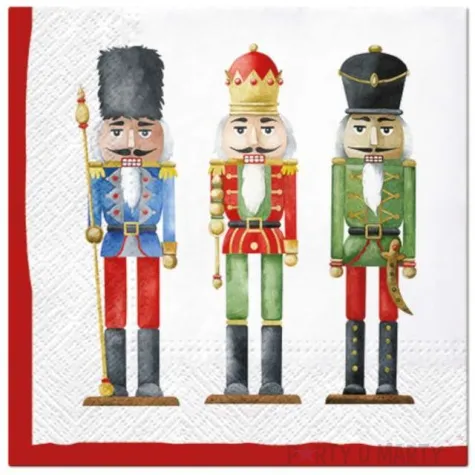 serwetki dziadek do orzechow paw 33 cm 20 szt