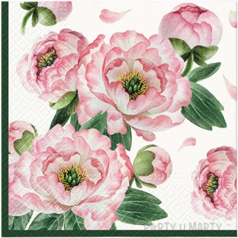 serwetki dzika roza paw 33 cm 20 szt