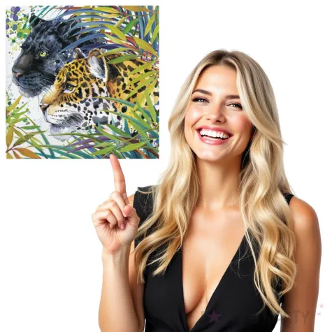 serwetki dzikie koty maki 33 cm 20 szt