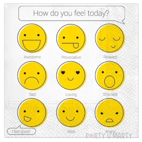 serwetki emotki paw 33 cm 20 szt