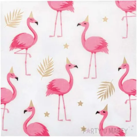 serwetki flamingi hawajskie boland 33 cm 12 szt