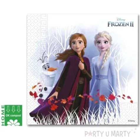 serwetki frozen 2 kraina lodu eko procos 33z33 cm 20 szt
