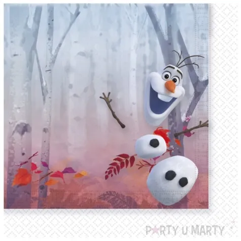 serwetki frozen kraina lodu 2 procos 33 cm 20 szt
