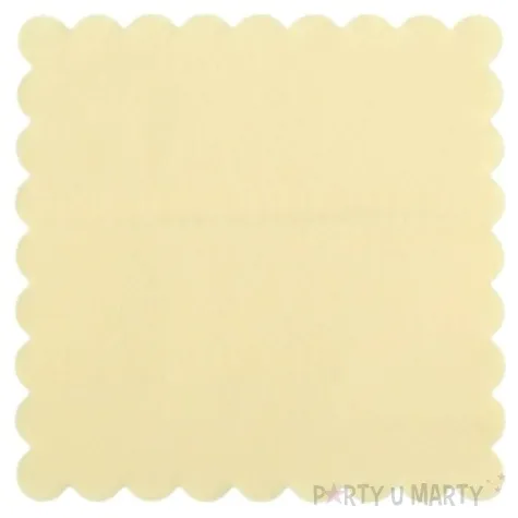 serwetki gastronomiczne zabkowane szampanski ravi 15 cm 200 szt