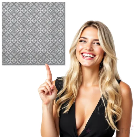 serwetki geometryczne elementy srebrne maki 33 cm 20 szt