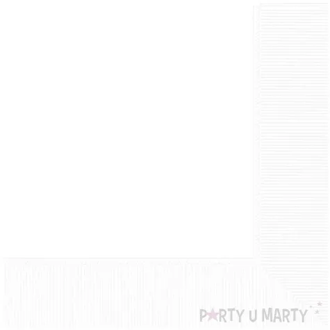 serwetki gladkie biale amscan 25 cm 20 szt