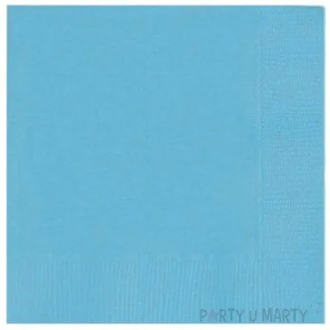 serwetki gladkie blekitne amscan 25 cm 20 szt