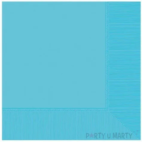 serwetki gladkie blekitne amscan 33 cm 20 szt